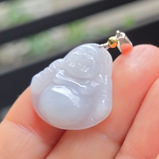 嗨，寶貝銀飾珠寶* 緬甸玉A貨 翡翠飾品☆925純銀 保證A貨 糯種 招財彌勒佛翡翠吊墜 墜子2