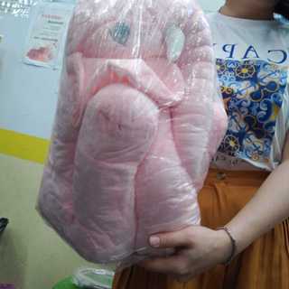 只可單獨寄超商，不可合併訂單 *全新粉色大象抱枕 大象娃娃58*45*25CM+毛毯110*160 嬰兒安撫枕 $250