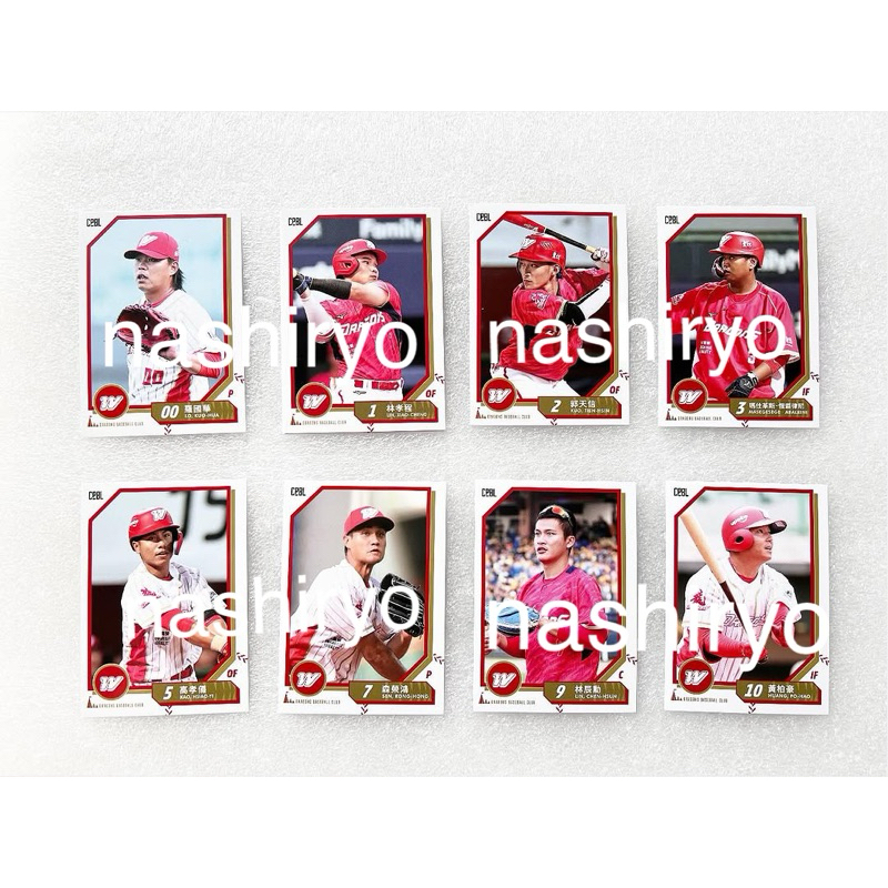 【職棒】2025年發售中華職棒年度球員卡 cpbl- 2023年 味全龍 郭天信 董秉軒 呂詠臻 葉君璋 劉基鴻 陳冠偉
