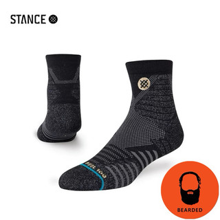 【 🇺🇸大鬍子美國襪子選品 】STANCE - BBALL ICON QUARTER SOCKS經典黑色系列運動籃球踝襪