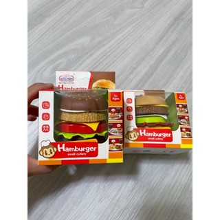 【全新】可愛模擬漢堡🍔疊疊樂✨家家酒/切切樂