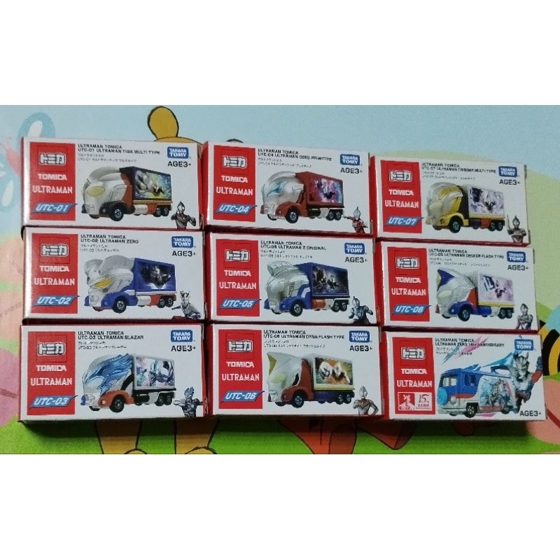 Tomica 超人力霸王 貨車 UTC-01 ~ UTC-08 迪卡 傑洛 布雷薩 捷德 帝納  特利卡 德卡 15週年