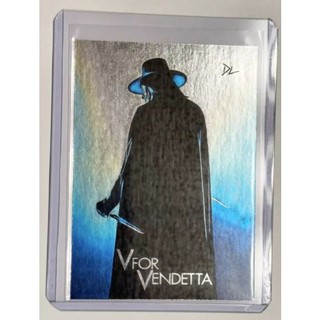 【全球限量 1/1】電影 V怪客 收藏卡（白金限量版 • 藝術家親筆簽名）/V For Vendetta