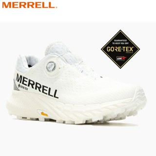 【MERRELL 美國】AGILITY PEAK 5 BOA GORE-TEX 女款防水輕量運動鞋 白 ML068130