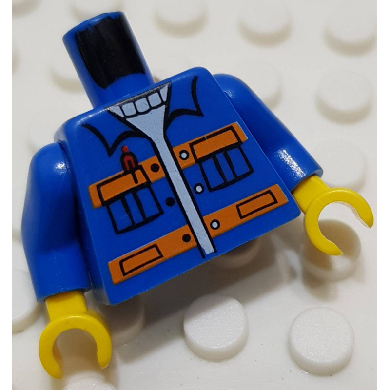 樂高 973 75912 60052 藍色 上衣 身體 夾克 工人 人偶 配件