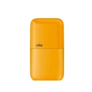 【德國百靈BRAUN】子彈攜帶型電動刮鬍刀/電鬍刀經典黃M1010
