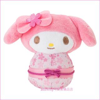asdfkitty*美樂蒂 櫻花和服造型可站立小娃娃/短絨毛玩偶-陪您上班上網-紓壓療癒-日本正版商品