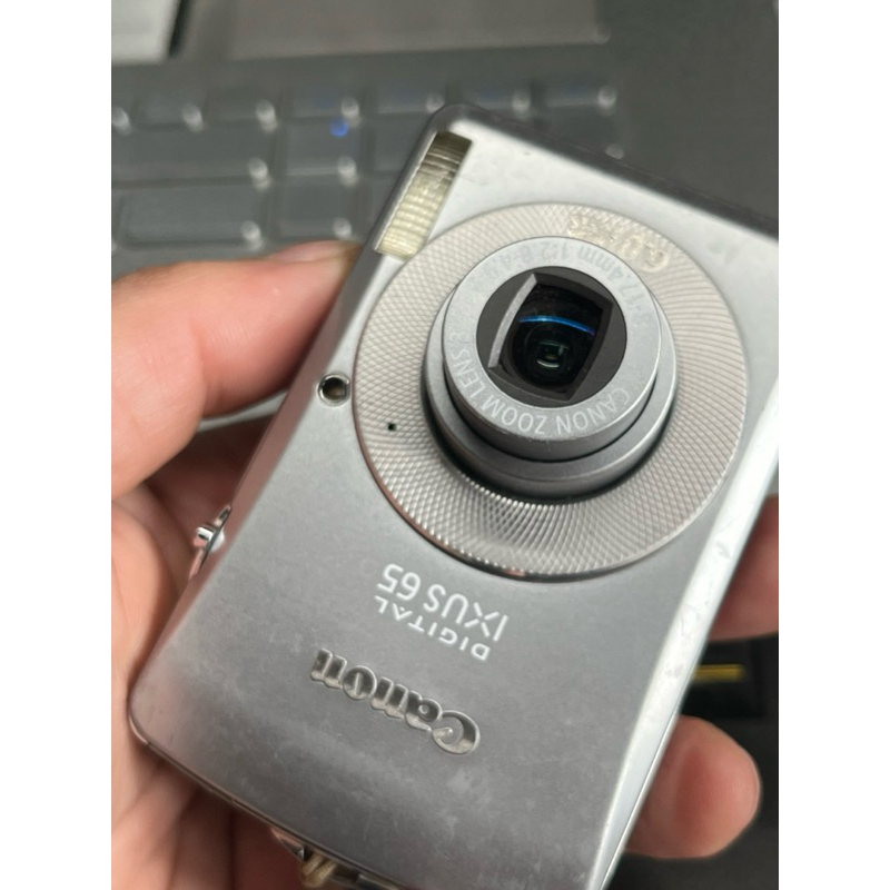 無保固 全配 相機 canon ixus 65 外觀約8成到八成五新 記憶卡要用2G以下 才不會顯示記憶卡錯誤