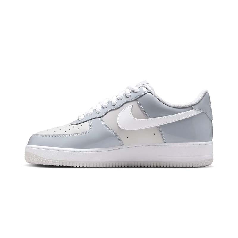 Nike Air Force 1 07 LV8 漆皮 休閒鞋 灰白色 男鞋 HV9405-001 [國內代購]