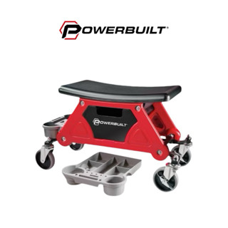 【寶力優工具】Powerbuilt 專業移動汽修工作椅 汽車美容椅 工具收納椅 臺灣製造修車椅 工作椅