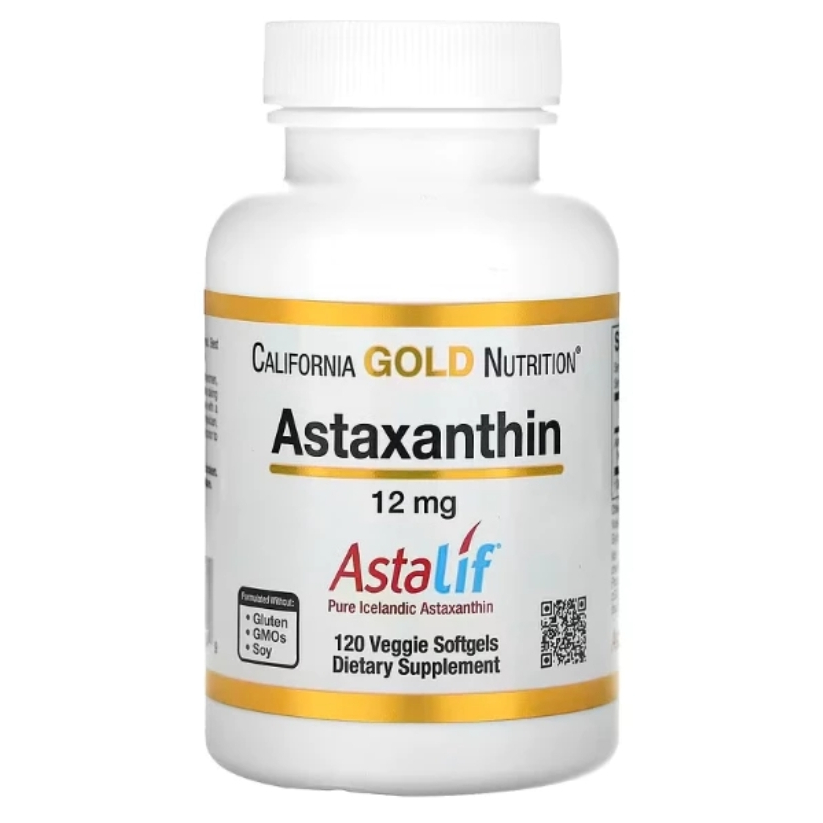 在台現貨 California Gold Nutrition  Astalif 蝦青素 蝦紅素 12mg 120顆
