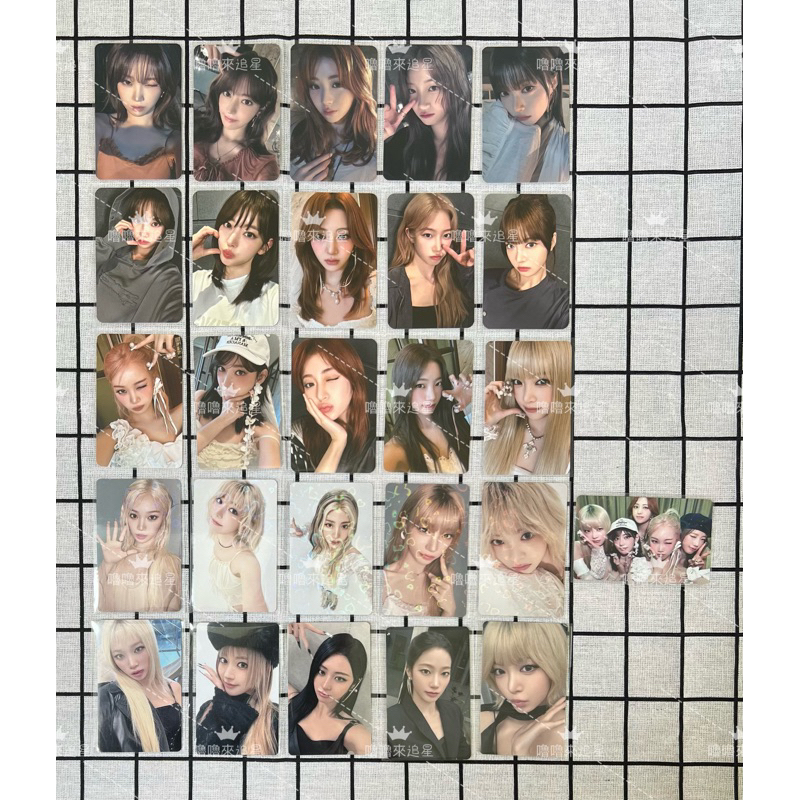 LE SSERAFIM 小卡 迷5 HOT 特典 日咖 k4 BDM JM 幸運卡 采源 櫻花 恩採 允真 一葉