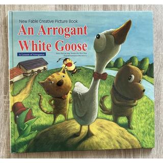 Itonowa 輪/雙語繪本《An Arrogant White Goose》缺光碟 劃記