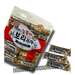 現貨隔日到貨 特價 韓國🇰🇷代購 米老頭 大麥爆米香棒 榖物餅乾 400g/包 超市熱銷 非油炸