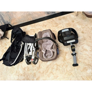quinny zapp xtra2 提籃 推車 底座不拆賣 有附轉接器 MAXI-COSI嬰兒提籃 +isofix底座