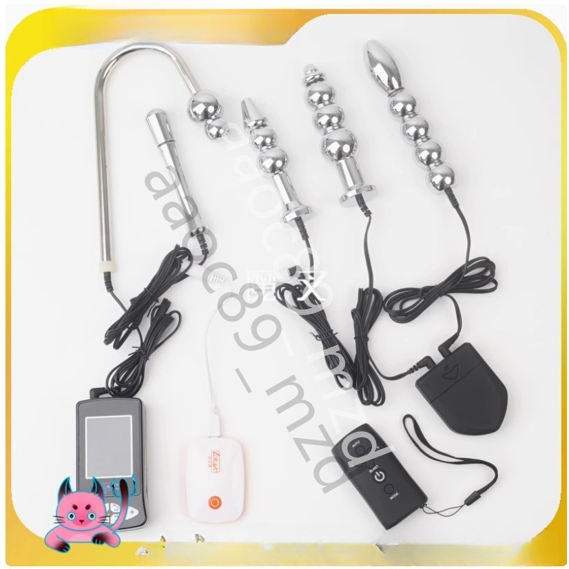 情趣電擊肛塞陰塞高潮入體G點潮吹神器肛鉤sm中頻脈衝電療儀