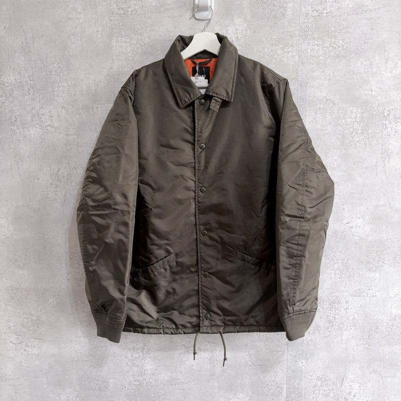 ［L］BEAMS Olive Nylon Coach Jacket男裝橄欖綠尼龍教練外套 c014