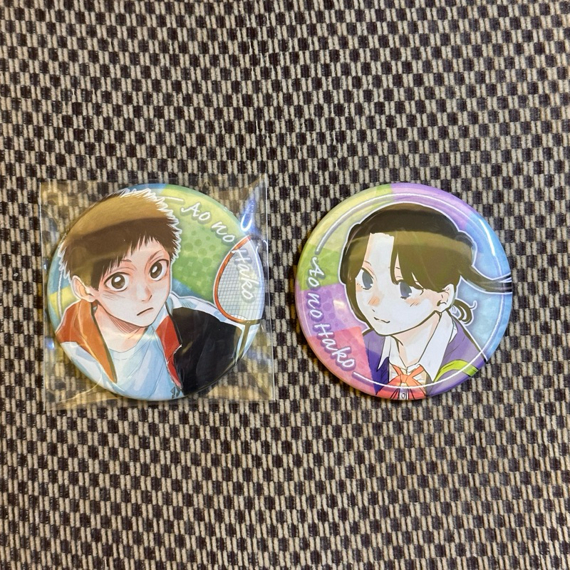 日本 jump shop 青春之箱 豬股大喜 守屋菖蒲 原畫 徽章 守屋 菖蒲 豬股 大喜 js