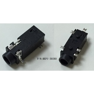 【IF】3.5mm Ear Phone Jack 耳機座 SMD 5pin 90度