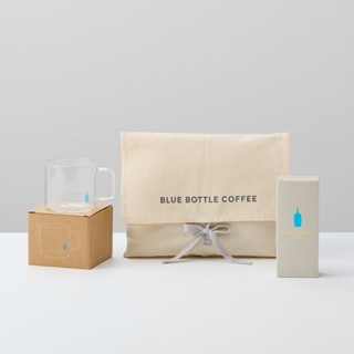 ｜日本限定｜Blue bottle 玻璃馬克杯＆即溶咖啡禮盒組