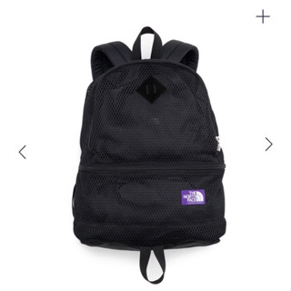 The north face 紫標網洞 後揹包 黑