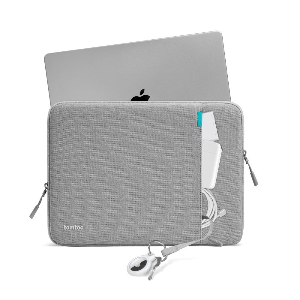 tomtoc 360° 完全防護, 灰, 電腦包, 適用 MacBook Pro/Air 12/13/15/15.6吋