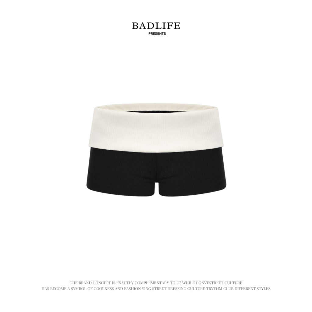 BADLIFE｜低腰翻邊 “現貨” 短褲 長度可調 顯腰身熱褲 Mie款