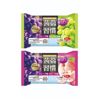 NIKKOH 日幸製菓 日本進口 蒟蒻習慣 果凍 果凍條 24入/袋裝 綜合口味 風味絕佳