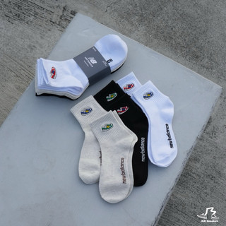 【奶大大球鞋代購社團】現貨 日本限定 New Balance 男女 中筒襪 毛巾底 六雙入 運動襪 機能襪 襪子