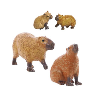 【水豚】微型動物零件 DIY零件 園藝裝飾 花器 花盆 景品 微景觀公仔 園藝 多肉 植物 水豚 水豚君