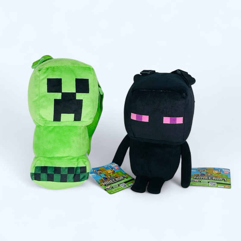 （極少現貨) 日本帶回 FuRyu 麥塊 Minecraft 景品 苦力怕 安德 斜背包 娃娃 玩偶
