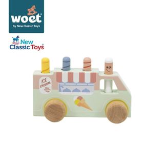荷蘭New Classic Toys 幼兒彈跳配色木偶玩具-10545 木製玩具/彈跳玩具/互動學習