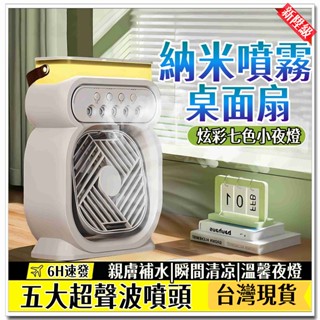 特價免運❄️冰風扇❄️冰霧空調扇 噴霧電風扇 usb風扇 噴霧風扇 小冷氣 水霧風扇 製冷風扇 風扇燈 加濕 小米空調扇