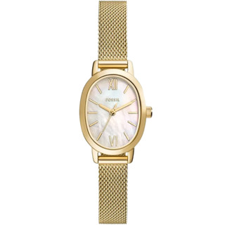 FOSSIL Penny 珍珠貝橢圓形米蘭帶女錶送禮首選-23x29mm BQ5017