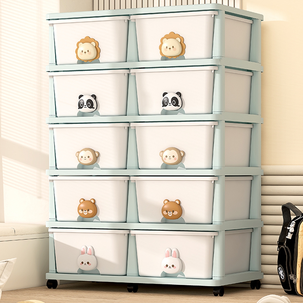 STYLE格調｜超萌動物玩具收納櫃【PP-1L-4-6】收納櫃 置物櫃 收納箱