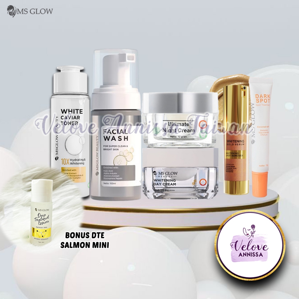 MS GLOW PAKET FLEK BANDEL ULTIMATE 24K PLEK DARK SPOT MSGLOW
