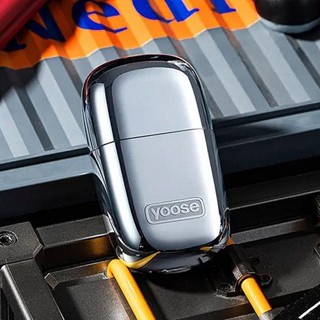 yoose N1-S 全合金 電動鼻毛修剪器 (電鍍銀)1入 剪鼻毛 鼻毛剪 【小三美日】空運禁送 DS026079