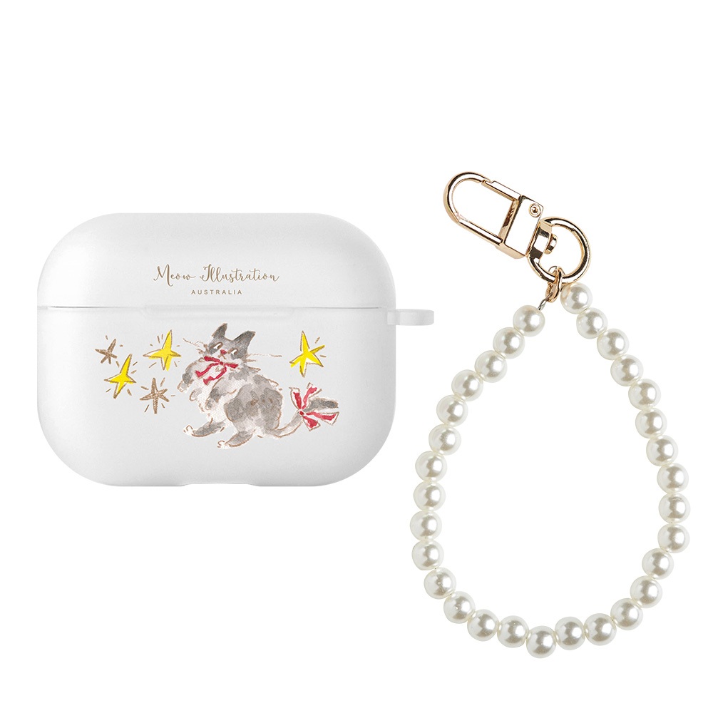 【TOXOXO】Meow Illustration｜星星與貓：迷霧系列AirPods保護套