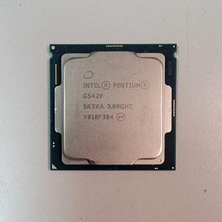 Intel Pentium G5420 CPU 附原廠鋁底散熱風扇 1151腳位 2手良品