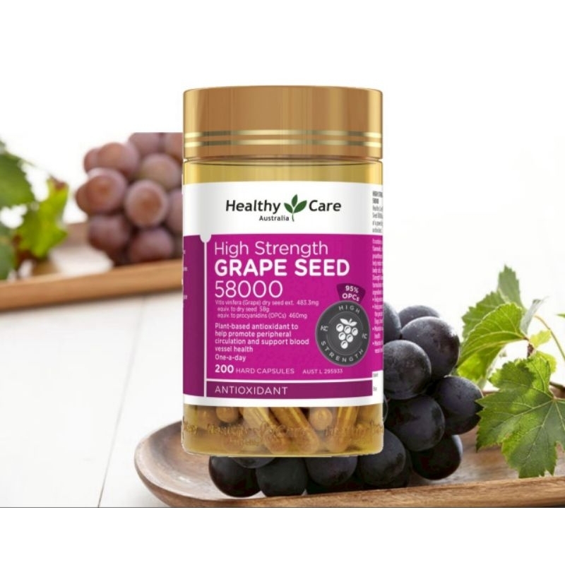 現貨 澳洲🇭🇲Healthy Care 濃縮葡萄籽精華58000 /200粒
