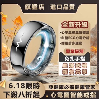 臺灣企業 本土出貨💙新黑科技上市指尖健康戒指 智慧指環 智慧戒指 智慧戒指 ECG心電圖 血氧 心率 睡眠 血壓檢測