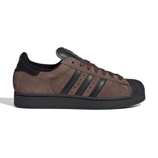 Adidas Superstar II 男鞋 黑咖啡色 麂皮 復古 貝殼頭 愛迪達 休閒鞋 JH7696