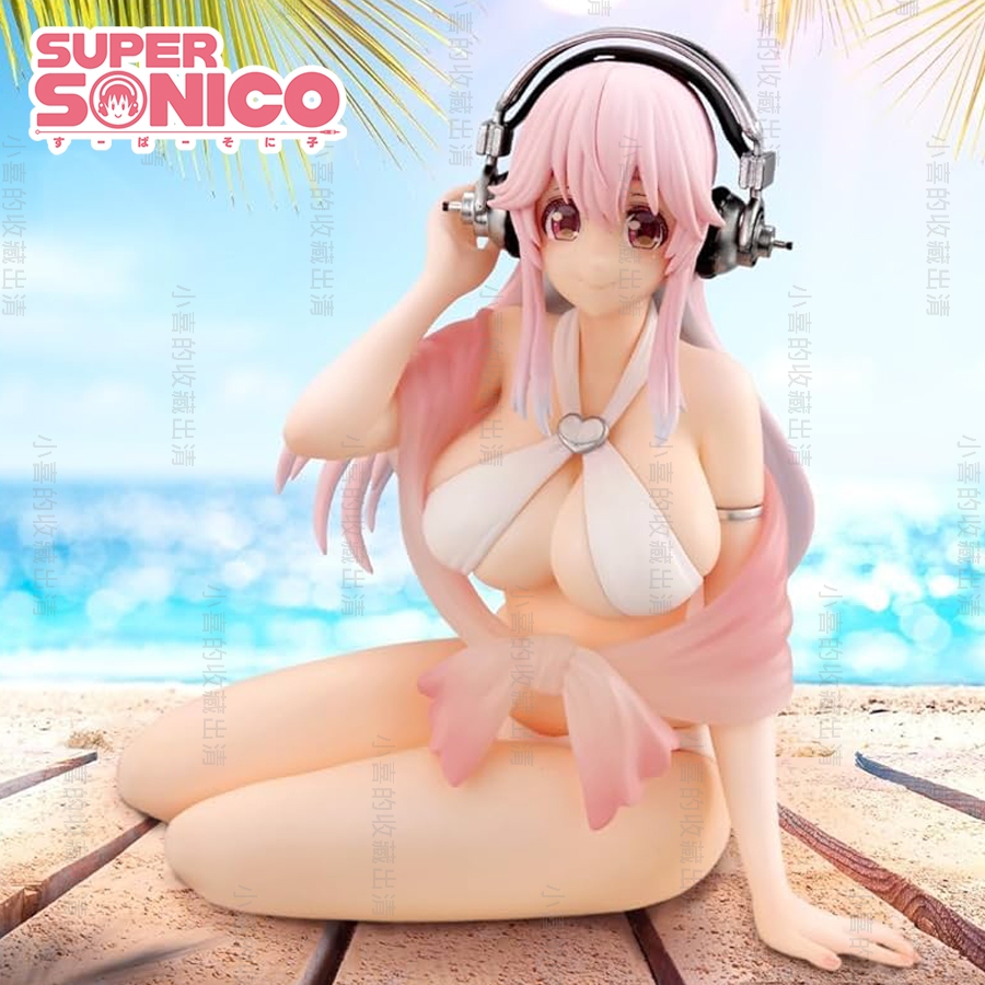 🌠喜樣子🌠 超級索尼子 SUPER SONICO 索尼子 FuRyu 泡麵蓋 坐姿 泳裝 比基尼 景品 公仔