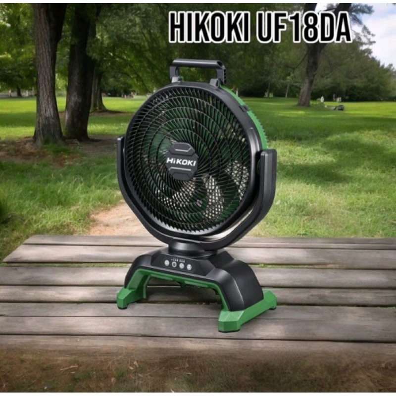 日立 HITACHI 電風扇UF18DA 新款電扇，風力更強，電池更穩定圖一為新款，圖二為舊款，舊款已經停產