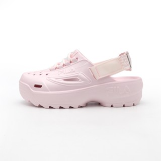 FILA Subversion 粉 厚底 輕量 休閒 防水 洞洞鞋 女款 J3059【新竹皇家4-S348Y-551】