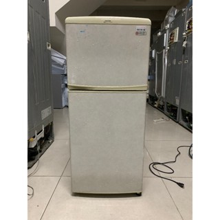 [中古] 東芝 120L 小雙門冰箱 家庭冰箱 "自動除霜功能" 臺中大裡二手冰箱 臺中大裡中古冰箱 修理冰箱 維修冰箱