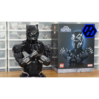 只有「電子說明書」樂高 積木 LEGO MOC 221863 76215 Black Panther Bust