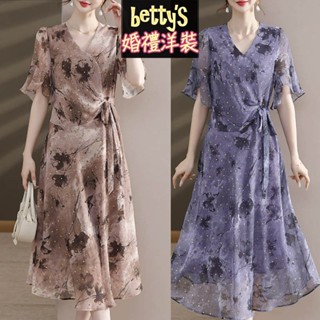 【L-4XL】媽媽禮服 媽媽裝 婆婆裝 粉色禮服 婚禮洋裝 大尺碼媽媽裝 大尺碼洋裝 粉色洋裝 大尺碼禮服JSPWK
