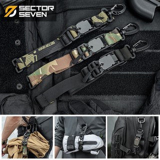 SECTOR SEVEN 戰術行李箱掛扣【酪旅子】多功能掛扣 固定綁帶 行李掛扣 多用途衣物掛扣 【0961】