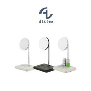 【Allite】WQ1 2+1 Qi2磁吸無線充電座 15W USB-C 超強磁力 支架 快充充電座 無線充